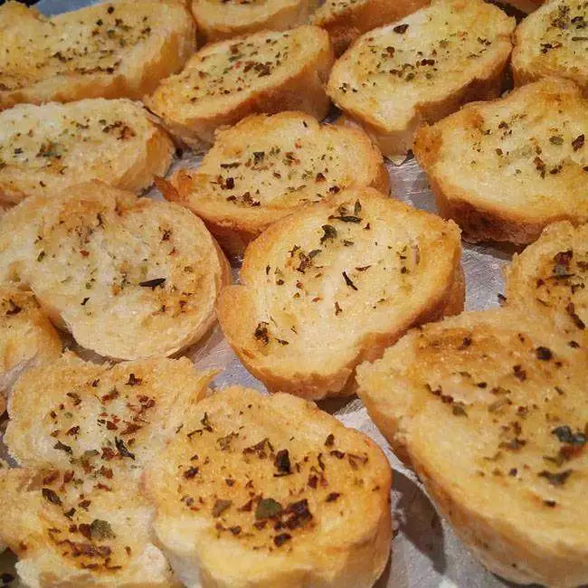 Torradas temperadas