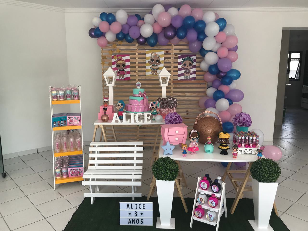 Decoração de festa Arca da Vida